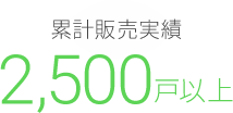 直近10年の累計販売実績1146戸