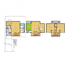 2190万円、4LDK、土地面積84.95m2、建物面積99.94m2 ４．３５メートル道路に面し東側の裏面は駐車場なので明るく陽当り良好です